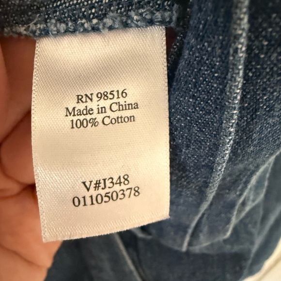 Vintage 100% Cotton Denim Dress | Heritage Equestrian Style - Picture 6 of 7